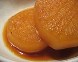 大根をカラメルブイヨンで煮ました作り方9写真