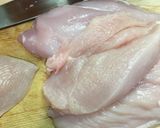 鶏胸肉と冷凍ごぼうの炒め煮作り方1写真