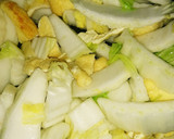 白菜と油揚げの炒めもの作り方3写真