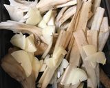 鶏肉と牛蒡の炒り煮 柚子胡椒和え作り方2写真