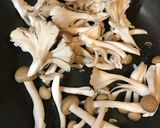 きのこと卵のあんかけうどん作り方1写真