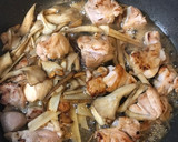 鶏肉と牛蒡の炒り煮 柚子胡椒和え作り方5写真