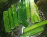 ネギたっぷりの豚バラ大根麻婆作り方3写真