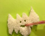ハロウィンに♡コウモリクルトン作り方4写真