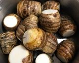揚げ里芋のおろし煮作り方1写真