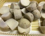 揚げ里芋のおろし煮作り方3写真