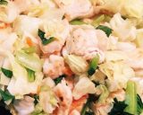 むね肉とキャベツの★こってり味噌マヨ炒め作り方6写真
