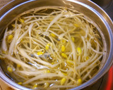 ザーサイ＆豆もやし＆長ねぎのスープ作り方1写真