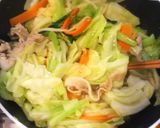 ＊食材２つ＊豚バラキャベツの麺つゆ炒め作り方8写真