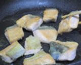 秋鮭のトマトソーススパゲティ作り方2写真