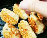 栄養満点❤️チーズinつくね♪作り方7写真