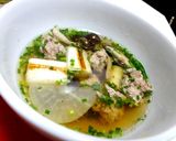 鴨つくね汁作り方5写真