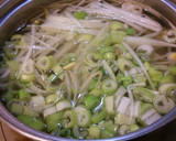 ザーサイ＆豆もやし＆長ねぎのスープ作り方5写真