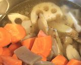 倍陽潤肺　秋に食べたい　レンコンの筑前煮作り方6写真