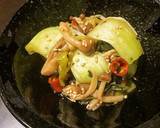 簡単！青梗菜ときのこの中華風ピリ辛ナムル作り方4写真