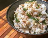 簡単！ツナと青しそと生姜の混ぜご飯作り方5写真