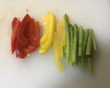 豚肉どんぶりwith野菜and温玉作り方2写真