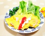 朝食に。余ったハムの卵とじ作り方4写真