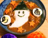 いつものカレーで！簡単ハロウィン(^^)作り方4写真