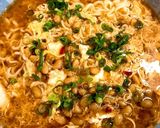 ピリ辛納豆たまご☆みそラーメン作り方5写真
