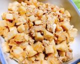 アレンジ肉味噌☆ひき肉と里芋の味噌炒め作り方4写真