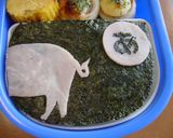 かるた☆お弁当(キャラ弁)作り方3写真