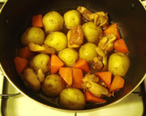 ねっとりほくほく！新じゃがと鶏肉の旨煮作り方6写真