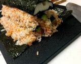パンプキン巻き寿司作り方4写真