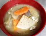 ほっこり♡簡単 煮るだけ豚汁作り方7写真