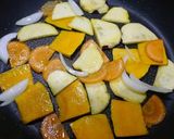 簡単！鯖の干物☆秋野菜炒め作り方2写真