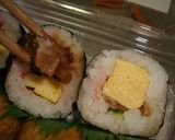 最速のチョコ入りの巻き寿司作り方3写真