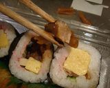 最速のチョコ入りの巻き寿司作り方4写真