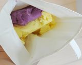紫芋☺ハロウィンにスイートポテトサラダ作り方5写真