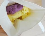紫芋☺ハロウィンにスイートポテトサラダ作り方5写真