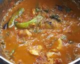 茄子とチキンのカレー作り方14写真