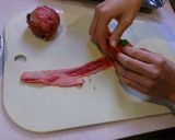 焼肉のタレで簡単！★肉巻きおにぎり作り方2写真