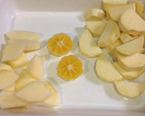 爽やかな香り☆さつまいもとりんごの重ね煮作り方1写真
