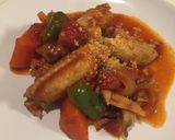 簡単 チキン野菜のトマト煮作り方4写真