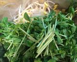 おつまみ5分で絶品☆もやし＆豆苗のナムル作り方3写真