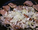 ねぎ塩豚タン丼。作り方2写真