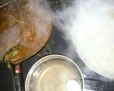 簡単カレー南蛮そば～かき揚げとゆで玉子作り方2写真