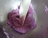 簡単♫薄紫色✿紫芋のスノーボールクッキー作り方4写真
