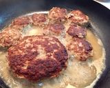 節約♪キドニー豆でかさ増しハンバーグ作り方6写真