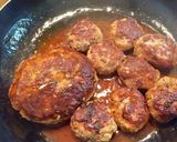 節約♪キドニー豆でかさ増しハンバーグ作り方9写真