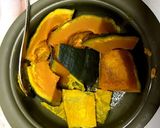 簡単ハロウィンジャム入り茶巾まんじゅう作り方1写真
