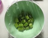 レンジで簡単アスパラ麺つゆ味作り方2写真