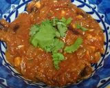 鶏ひき肉と米油~豆のトマト煮込み作り方4写真
