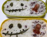 ハロウィンのお弁当作り方1写真