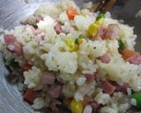 角切りベーコンとミックスベジタブルの炒飯作り方9写真