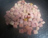角切りベーコンとミックスベジタブルの炒飯作り方7写真